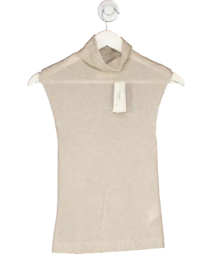 Abercrombie & Fitch Beige Merino Wool Blend Top UK XS