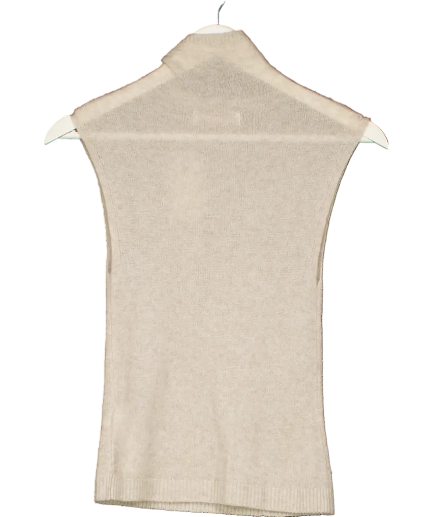 Abercrombie & Fitch Beige Merino Wool Blend Top UK XS