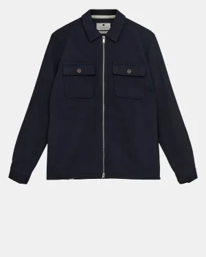 AKHANKY HEAVY TWILL OVERSHIRT - Sky Captain