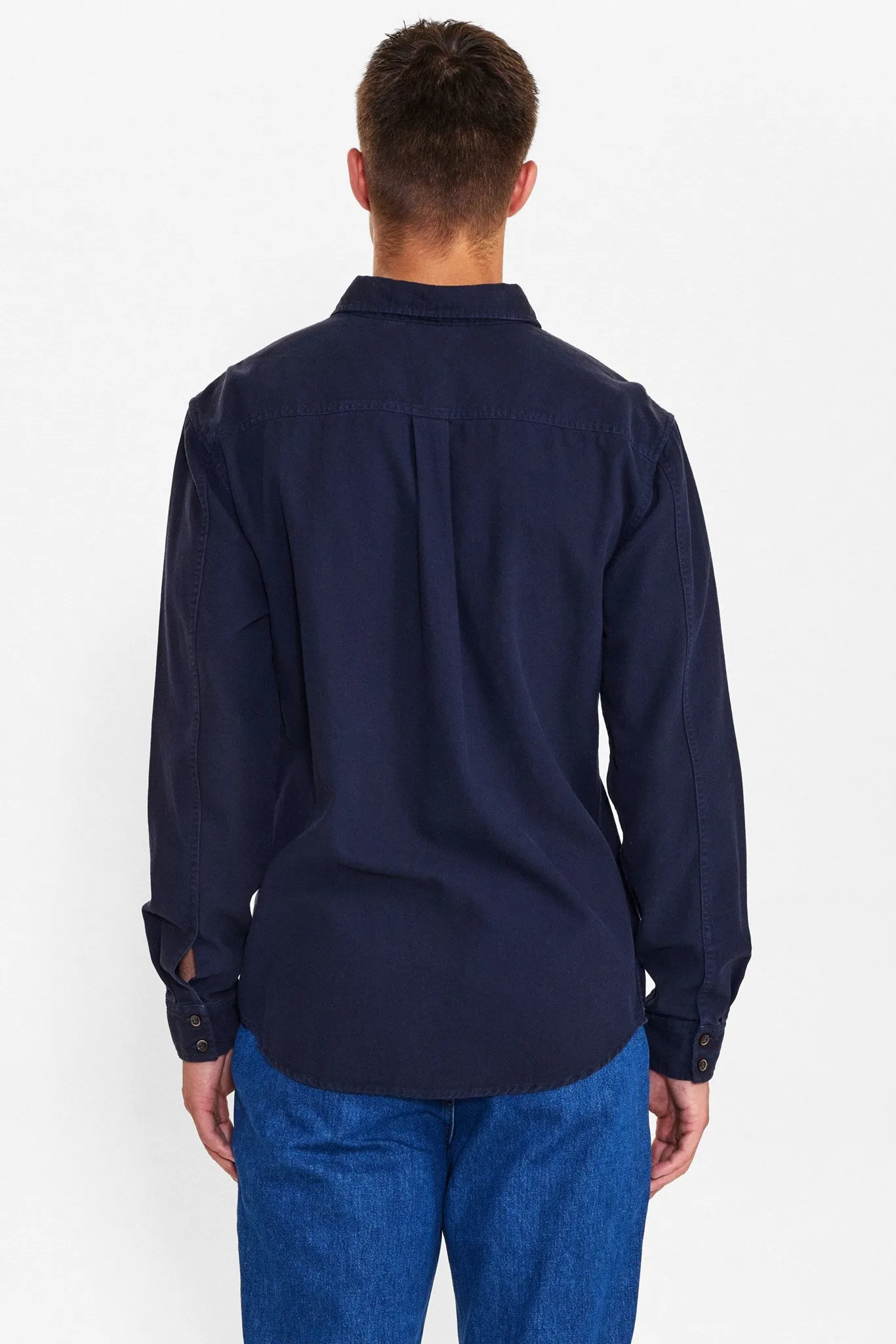 AKLOUIS HEAVY OXFORD SHIRT - Dark Navy