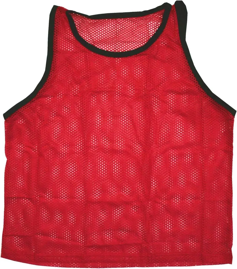 BlueDot Trading 12 Adult Men Woman Unisex Sports Pinnie Scrimmage Training Vest, Nylon Mesh  Soccer, Field Hockey, Lacrosse