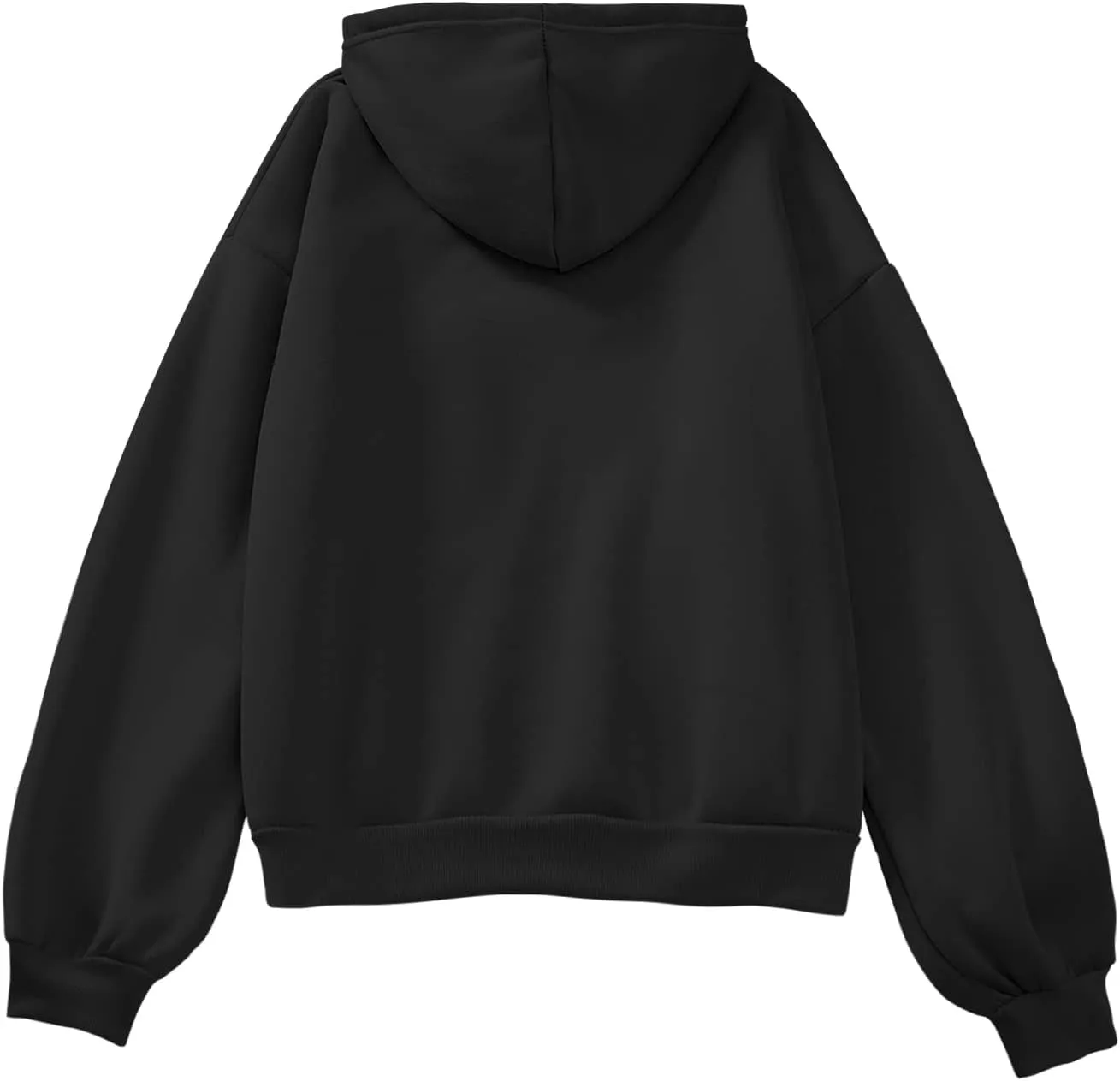 Bobeutou Cute Mushroom Graphic Kawaii Sweatshirt for Teen Girls Oversized Aesthetic Warm Hoodie Tops with Pocket Pullover