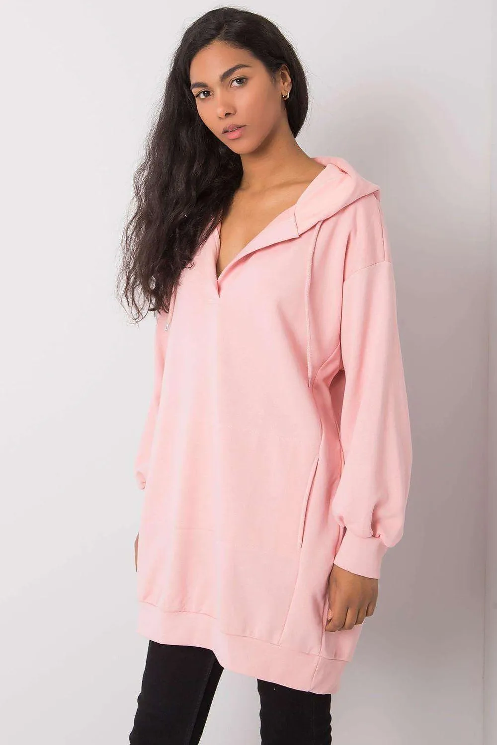 Chic Hooded Sweatshirt with Front Pocket - Ultimate Casual Style