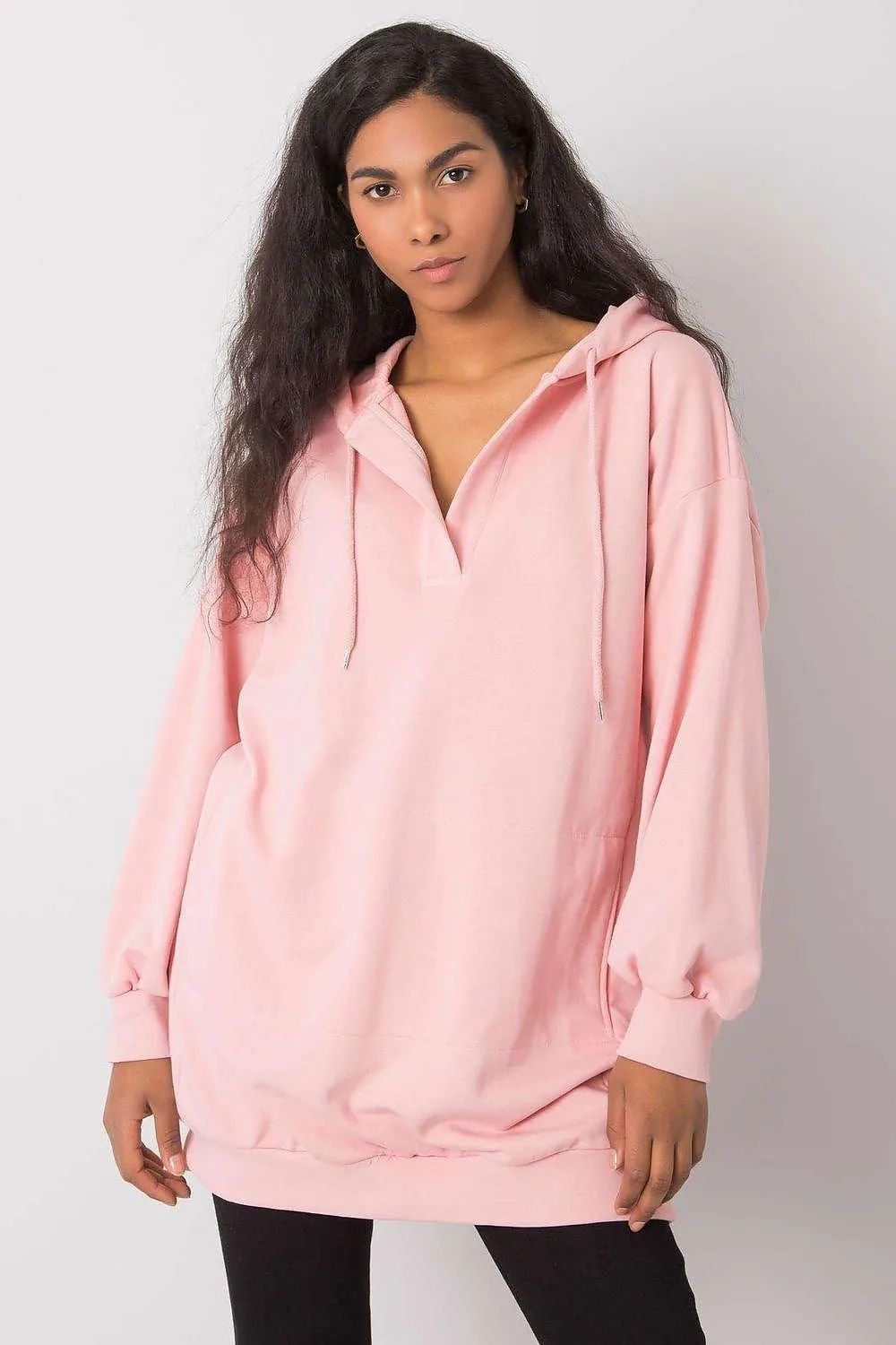 Chic Hooded Sweatshirt with Front Pocket - Ultimate Casual Style