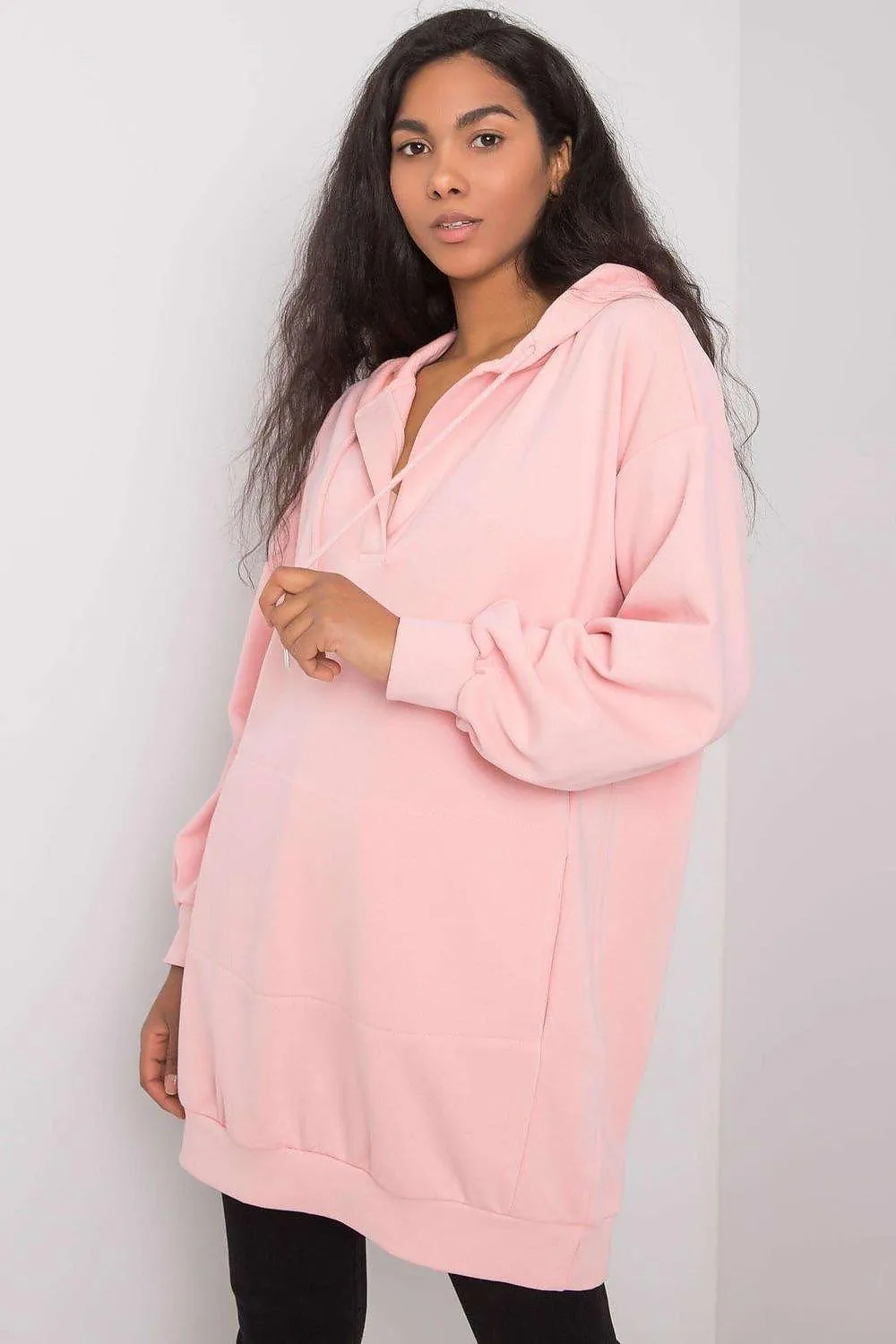 Chic Hooded Sweatshirt with Front Pocket - Ultimate Casual Style