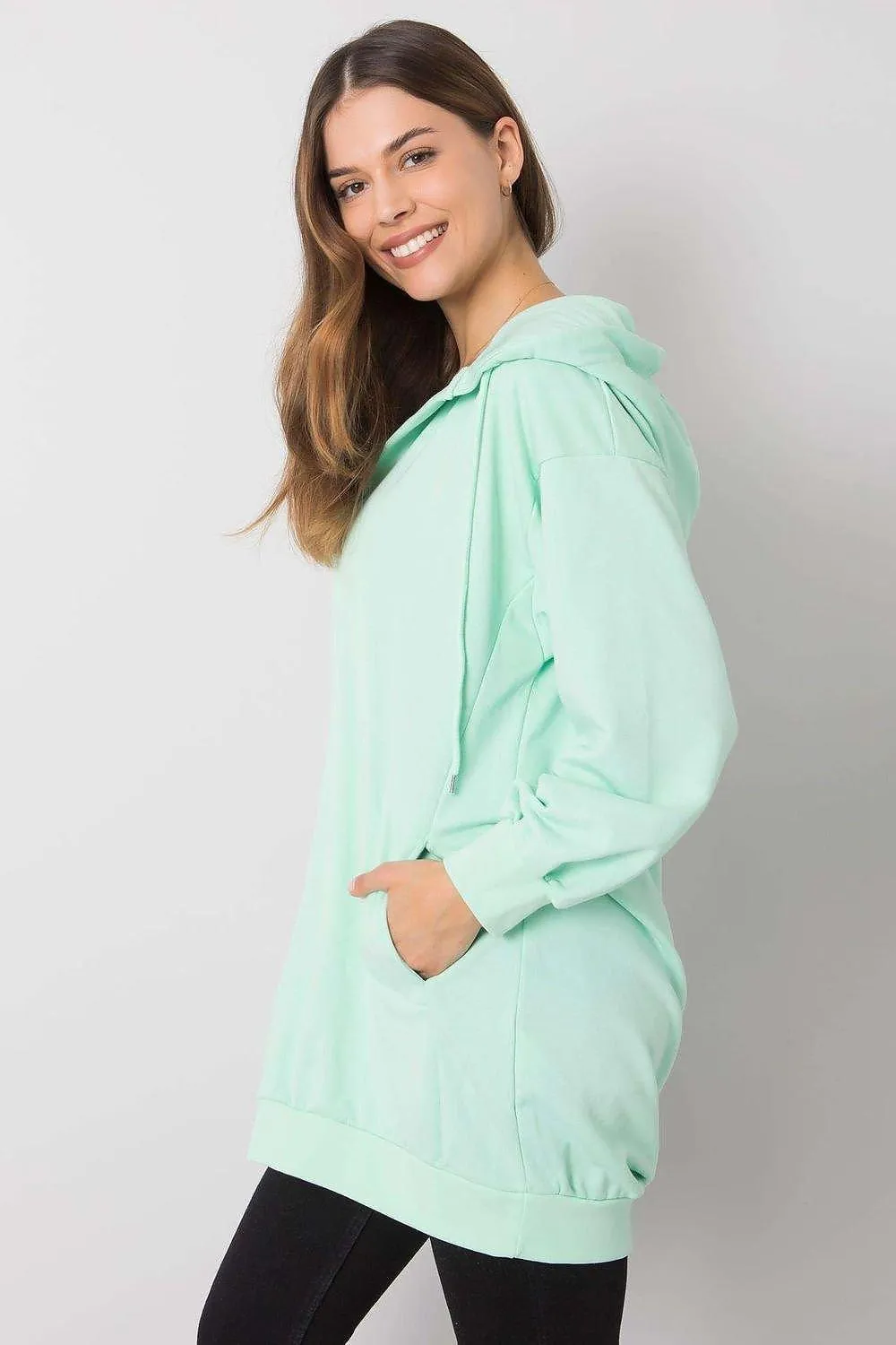 Chic Hooded Sweatshirt with Front Pocket - Ultimate Casual Style