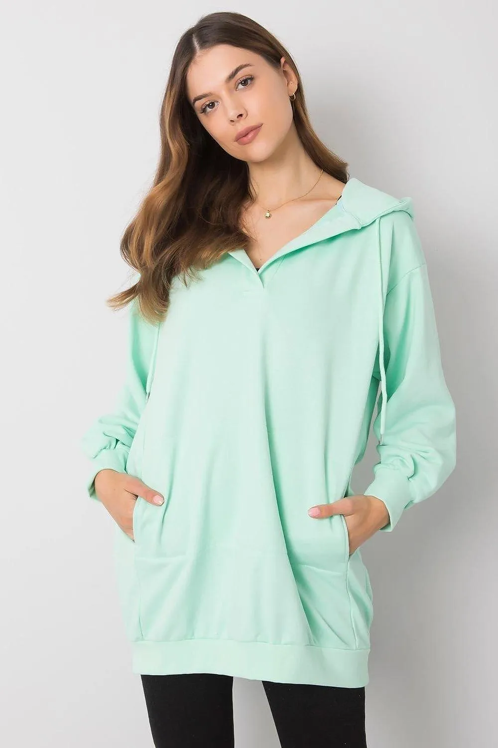 Chic Hooded Sweatshirt with Front Pocket - Ultimate Casual Style