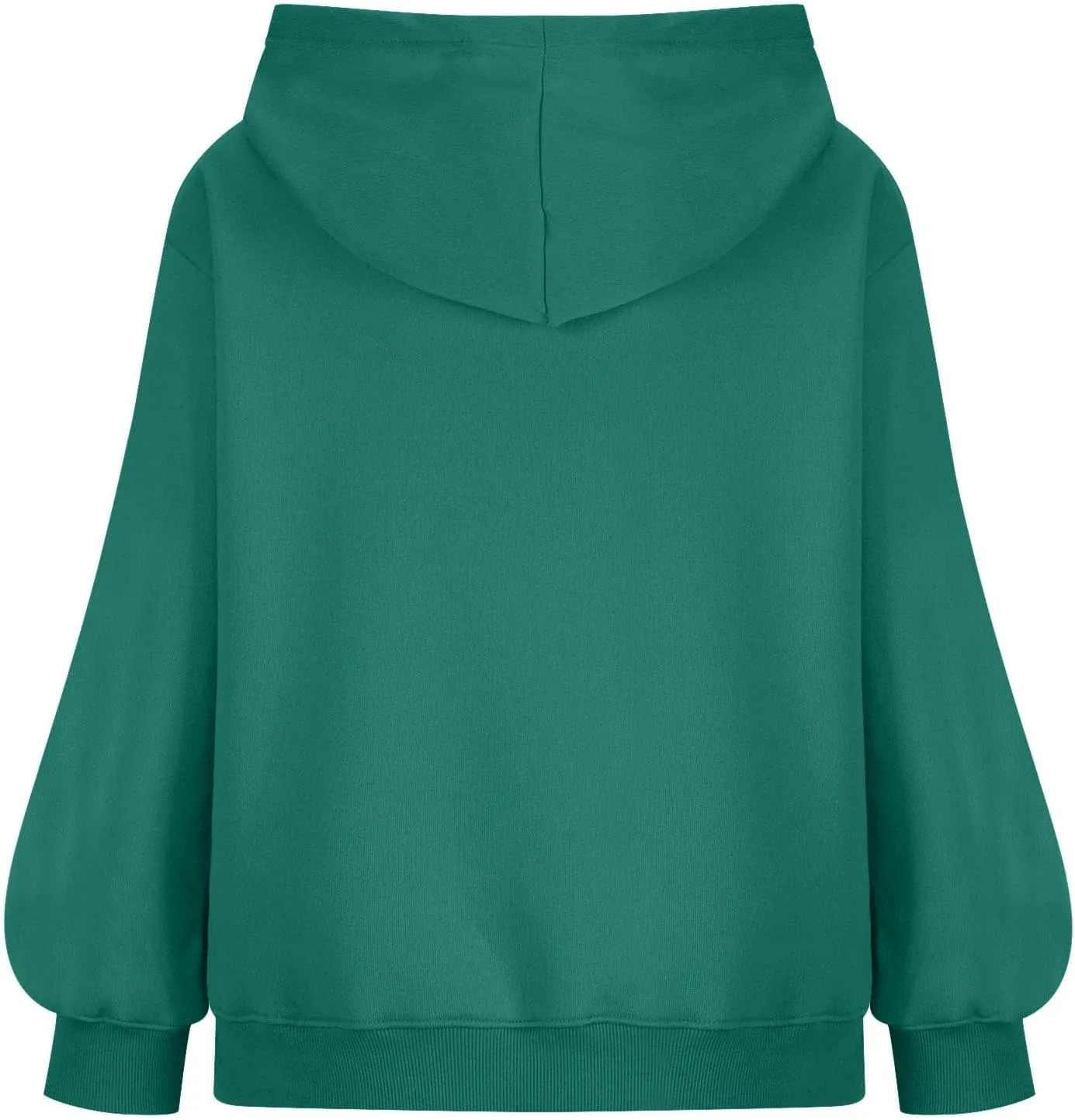 Hoodies For Women Loose Solid Long Sleeve Drawstring Oversized Sweatshirt Trendy Pullover Fall Winter Warm