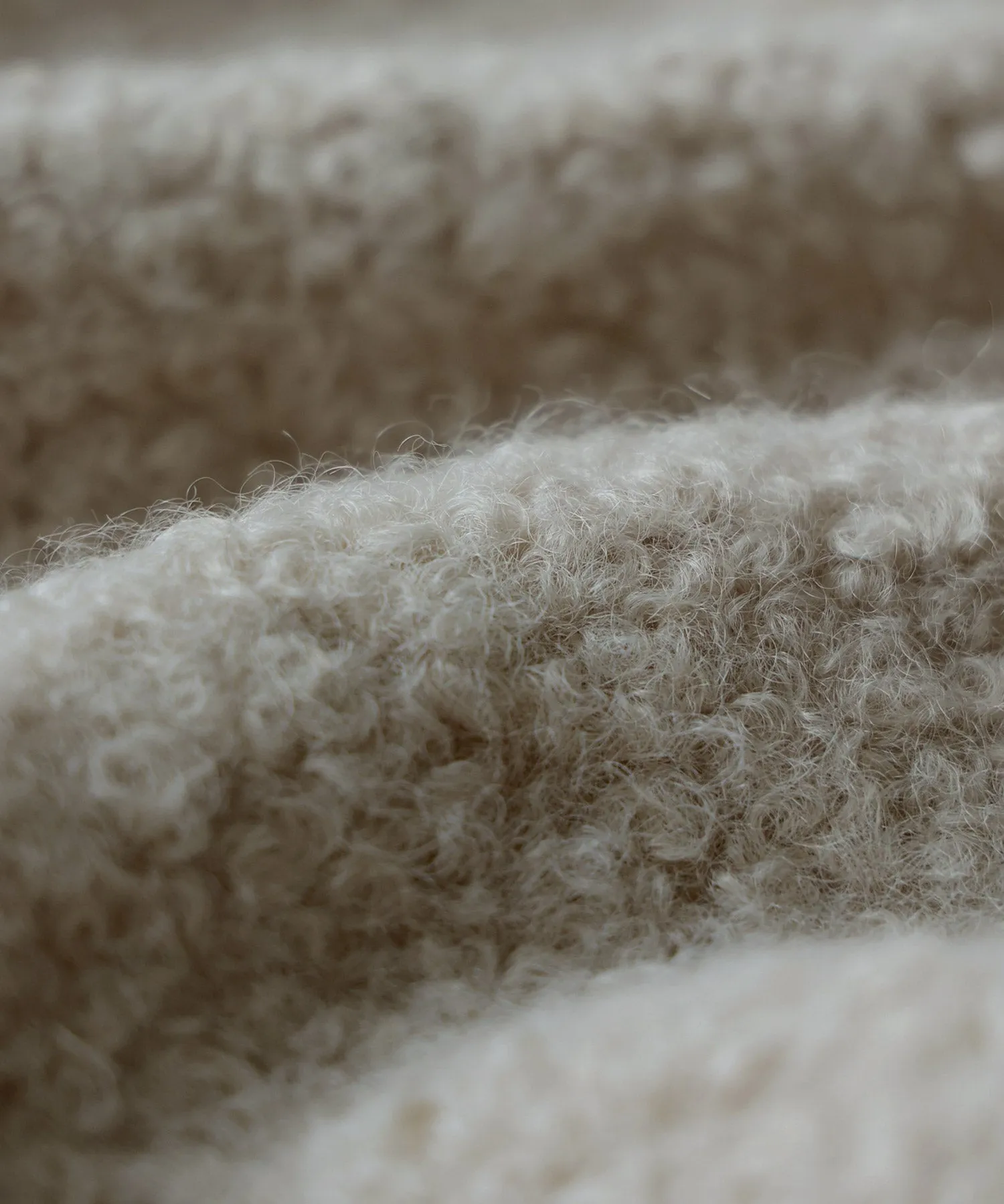 Ling wool high-neck vest