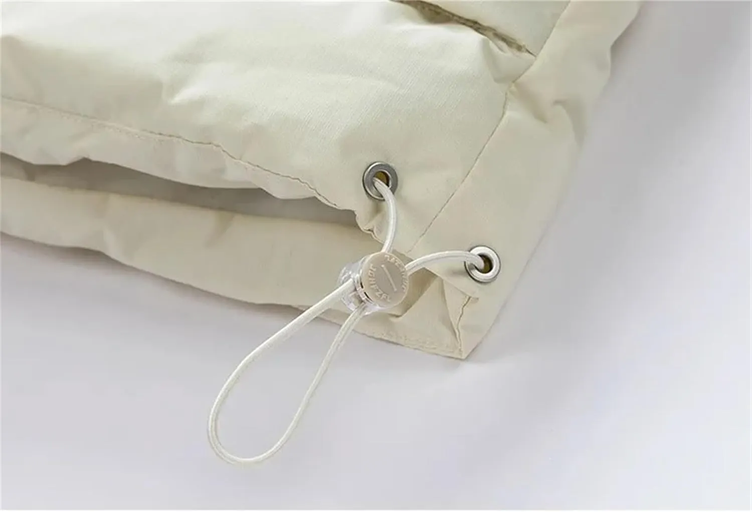 Men's Drawstring Stand Collar Solid Cotton-Padded Vintage Thick Warm Big Pocket Parka Coat