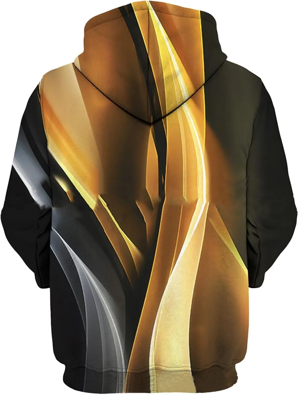 Mens Hooded Sweatshirt,Oversized 3D Graphic Hooded Sweatshrit For Men Women Unisex Casual Funny Long Sleeve Pullover