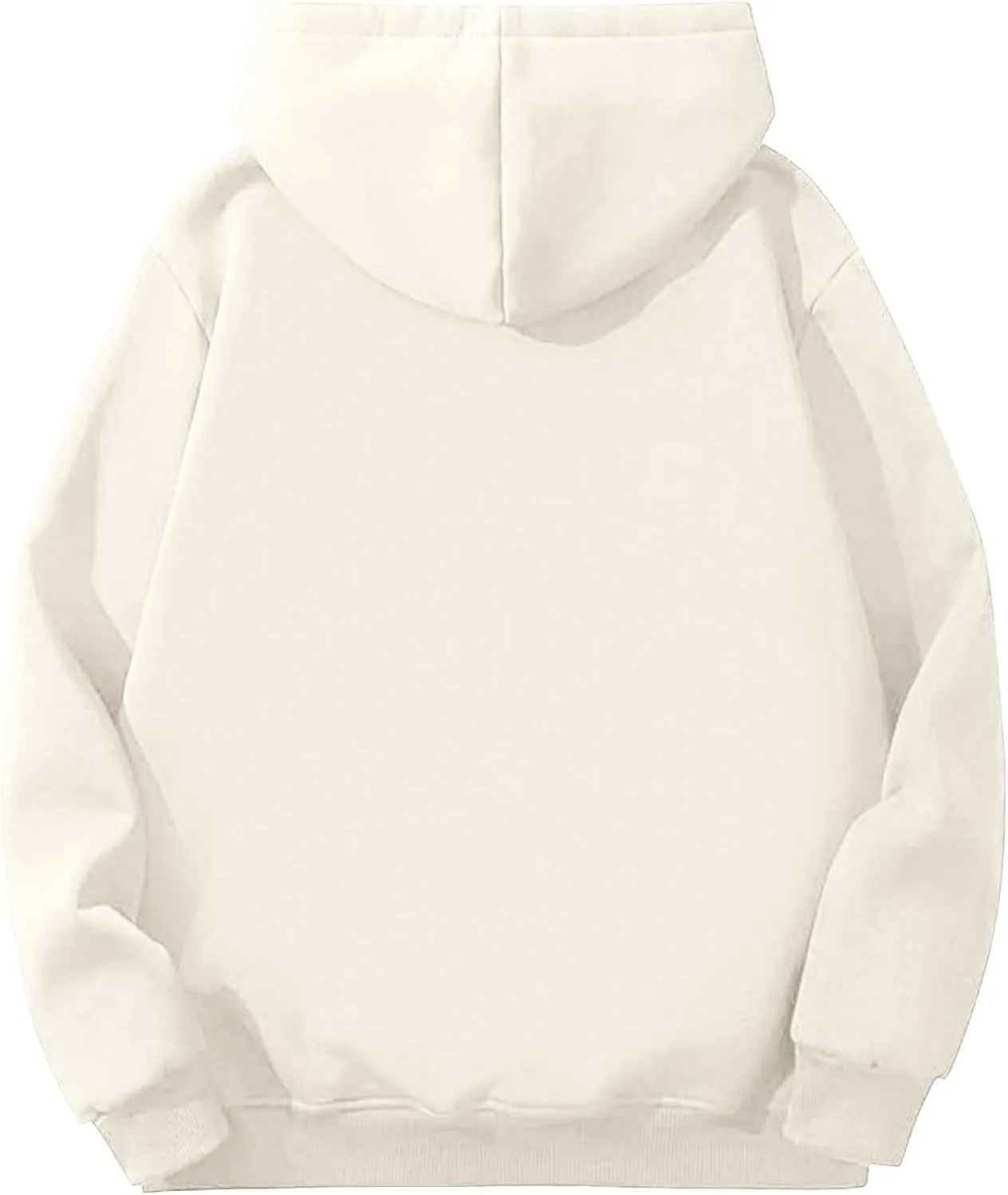 Mens Hoodies Winter Warm Pullover Long Sleeve Sherpa Hooded Sweatshirt Thick Plush Athletic Sweatshirts with Pockets
