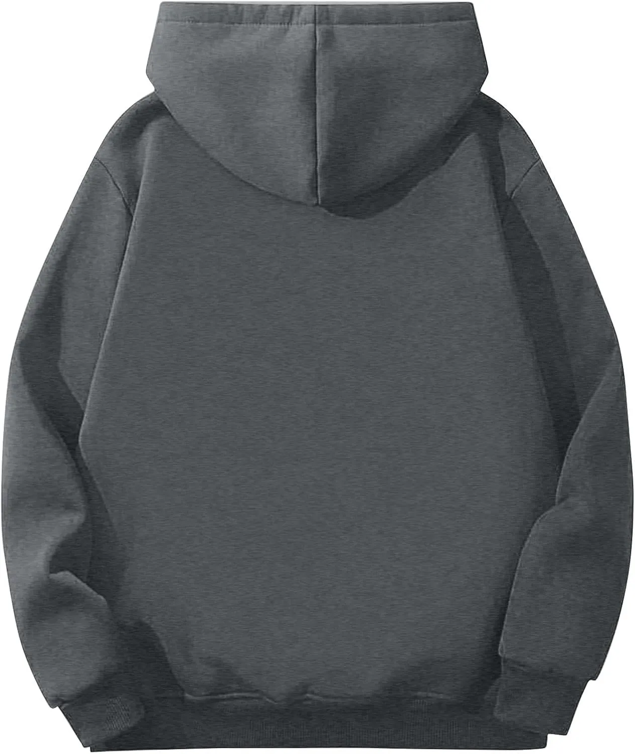 Mens Hoodies Winter Warm Pullover Long Sleeve Sherpa Hooded Sweatshirt Thick Plush Athletic Sweatshirts with Pockets