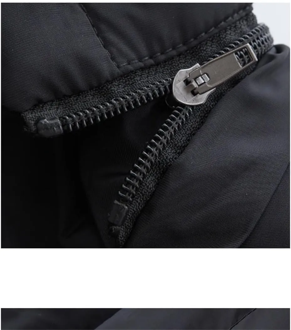 Mens Outdoors Vests Men's Winter Vest Cotton-Padded Vest Men Warm Hooded Waistcoat Male Coats Vests