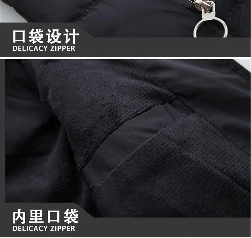 Mens Outdoors Vests Men's Winter Vest Cotton-Padded Vest Men Warm Hooded Waistcoat Male Coats Vests