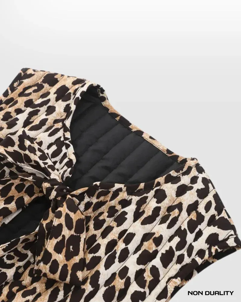 Non Duality | Emily Leopard Vest