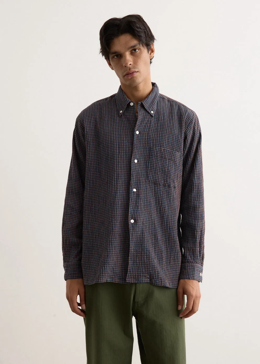 Open B.D. Plaid Shirt