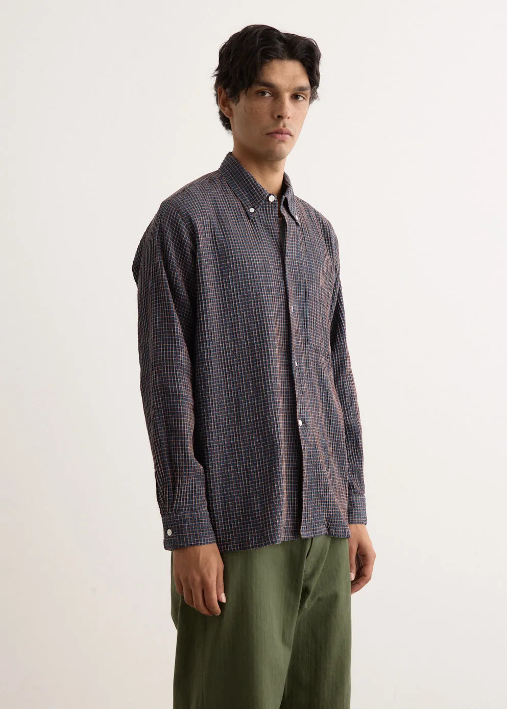 Open B.D. Plaid Shirt