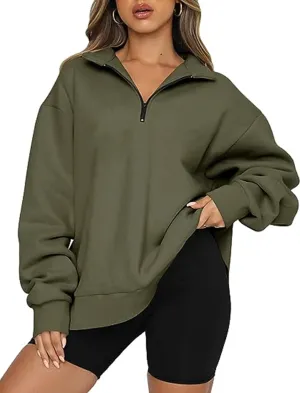 PLMOKN Hoodies for Women Zip Up Fashion Cropped Sweatshirts Long Sleeve Fall Winter Fuzzy Warm Pullover Outfits Clothes
