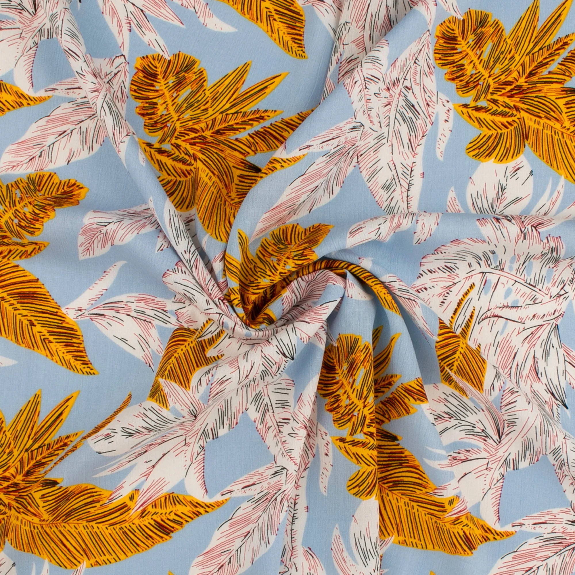 Printed Rayon Yoryu - TALIA  001 - Blue