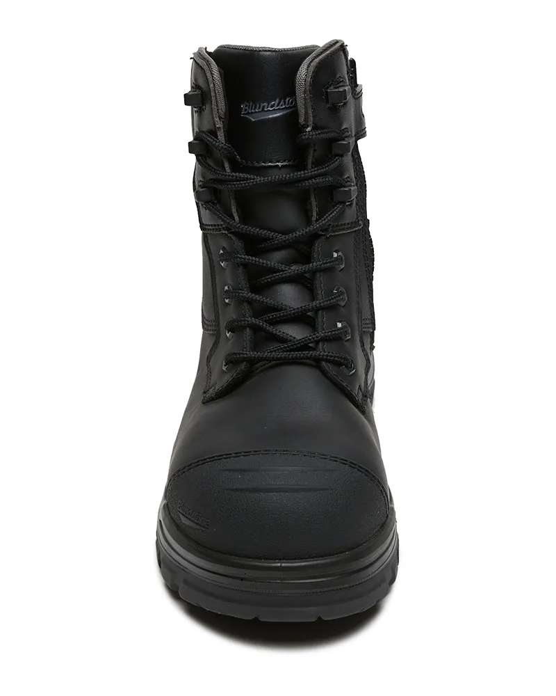 RotoFlex 8561 High Zip Side Safety Boot - Black