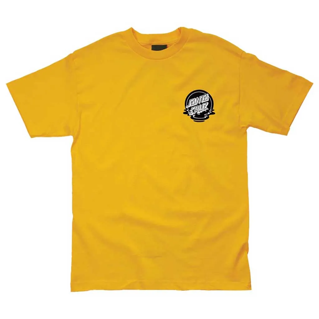 Santa Cruz Dot Relfection S/S Regular T-shirt - Gold