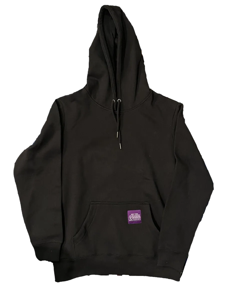 Studio Patch Hoodie - Black