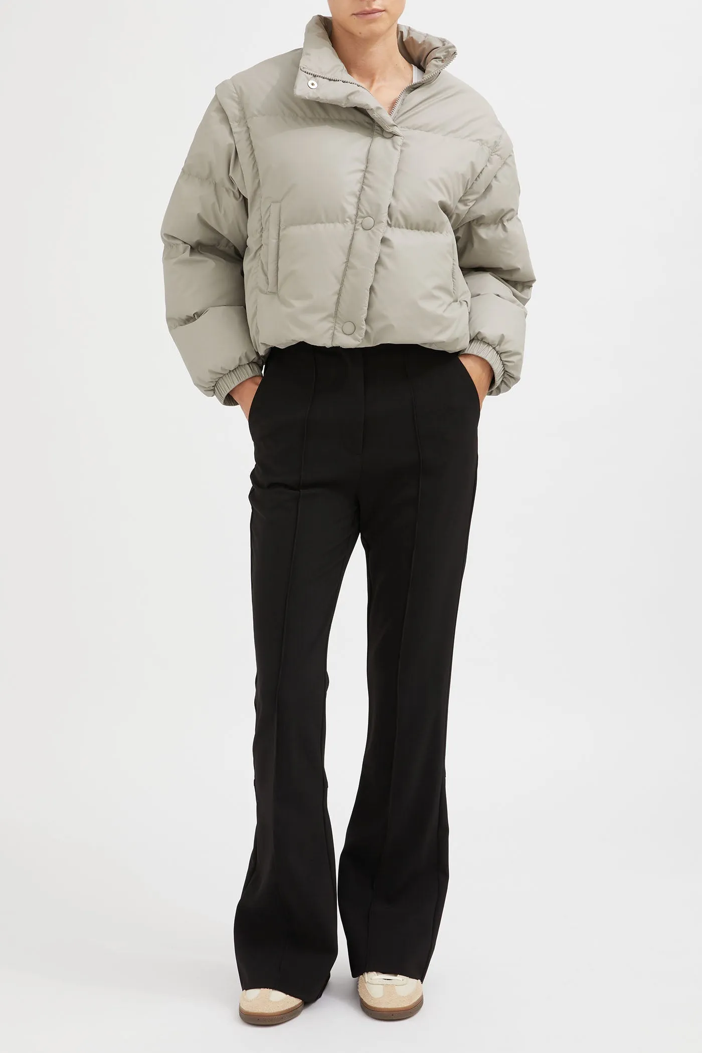 The Detachable Sleeve Duck Down Puffer Jacket