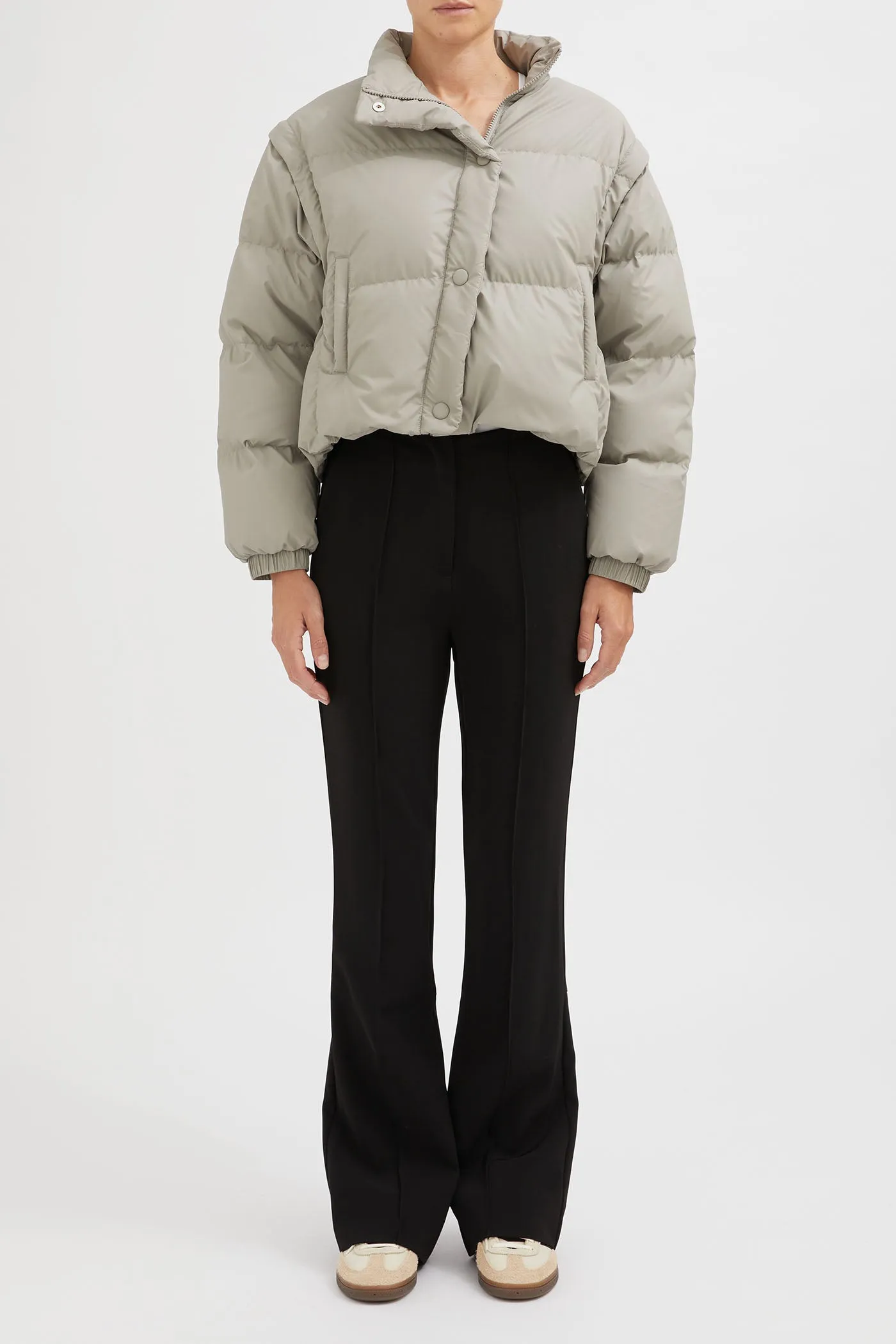 The Detachable Sleeve Duck Down Puffer Jacket