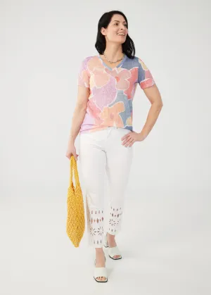 V-Neck Short Sleeve Top