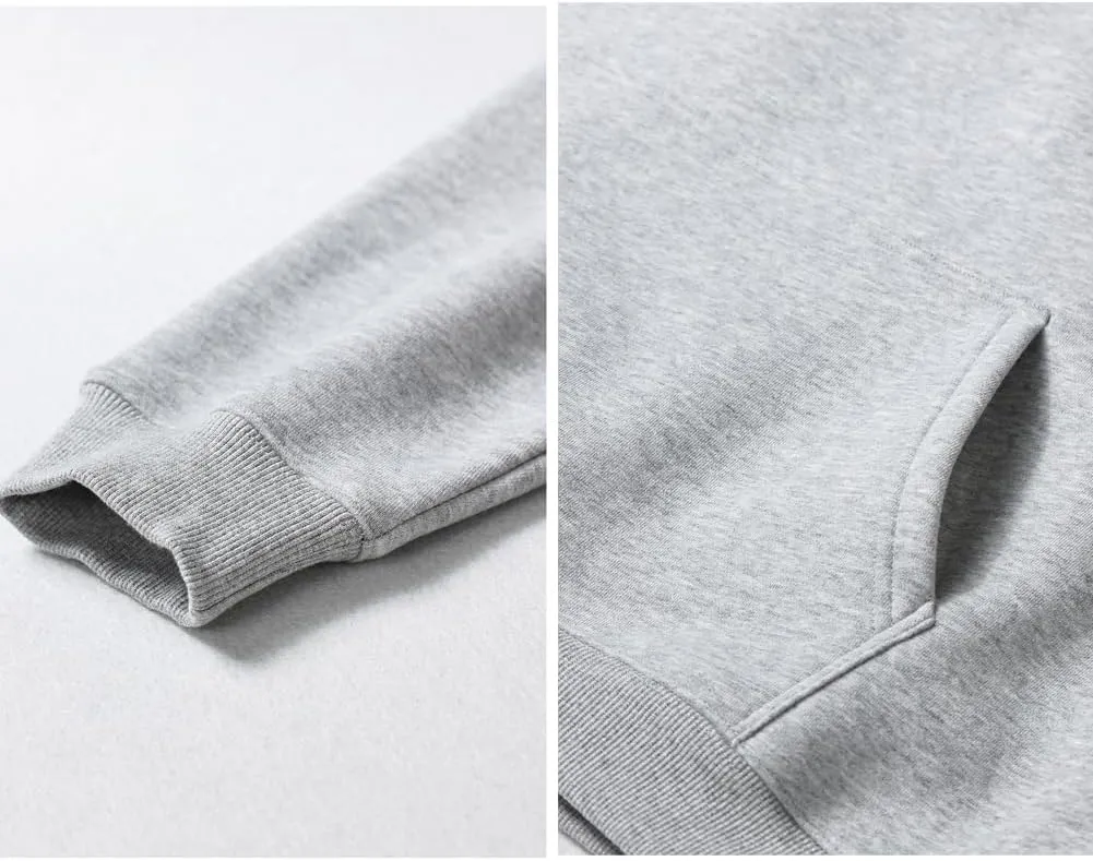 VFIVE UNFOUR 350gsm Thick Cotton Lined Hoodies Winter Oversized Blank Hoodies Warm Sweatshirts