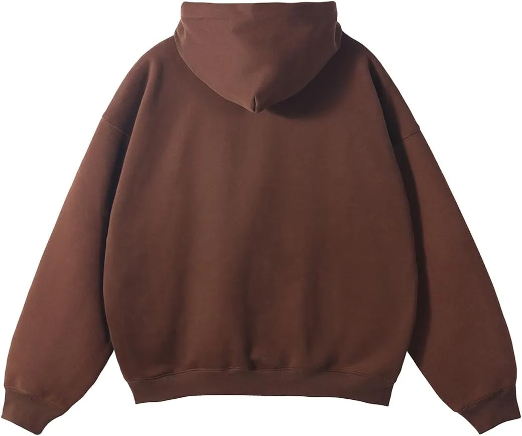 VFIVE UNFOUR 350gsm Thick Cotton Lined Hoodies Winter Oversized Blank Hoodies Warm Sweatshirts