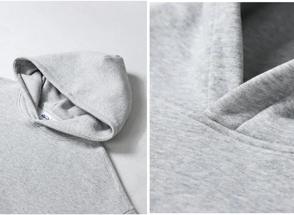 VFIVE UNFOUR 350gsm Thick Cotton Lined Hoodies Winter Oversized Blank Hoodies Warm Sweatshirts