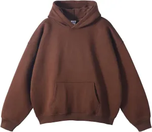 VFIVE UNFOUR 350gsm Thick Cotton Lined Hoodies Winter Oversized Blank Hoodies Warm Sweatshirts