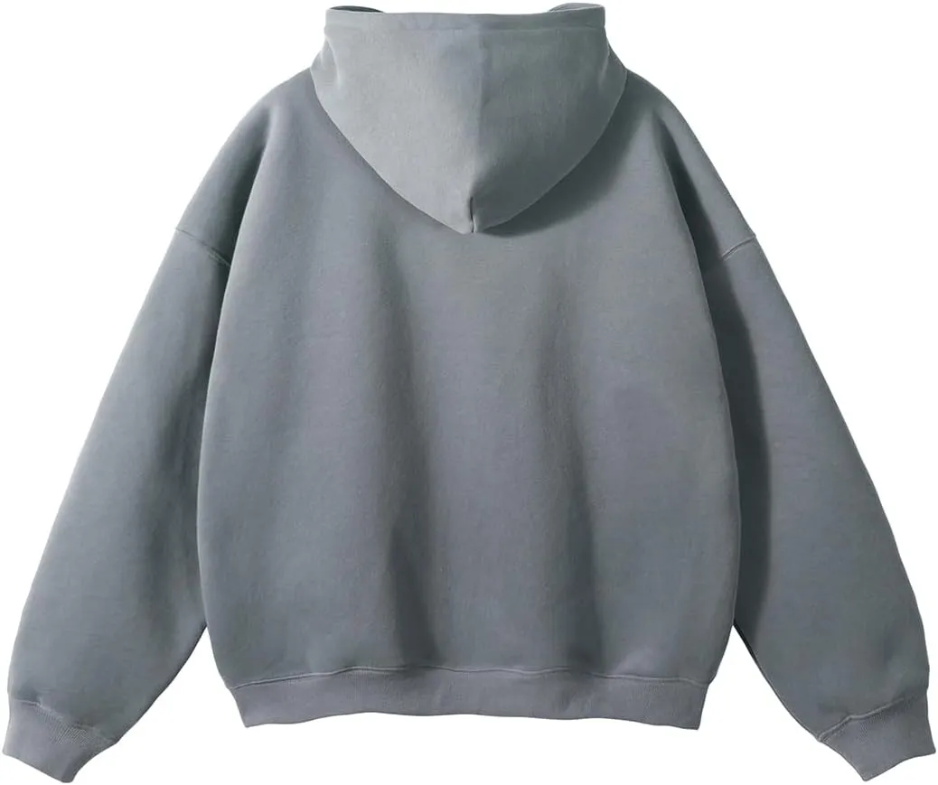 VFIVE UNFOUR 350gsm Thick Cotton Lined Hoodies Winter Oversized Blank Hoodies Warm Sweatshirts