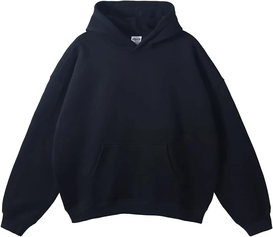 VFIVE UNFOUR 350gsm Thick Cotton Lined Hoodies Winter Oversized Blank Hoodies Warm Sweatshirts