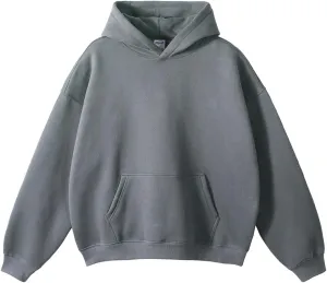 VFIVE UNFOUR 350gsm Thick Cotton Lined Hoodies Winter Oversized Blank Hoodies Warm Sweatshirts
