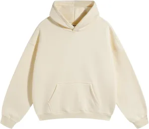 VFIVE UNFOUR 350gsm Thick Cotton Lined Hoodies Winter Oversized Blank Hoodies Warm Sweatshirts