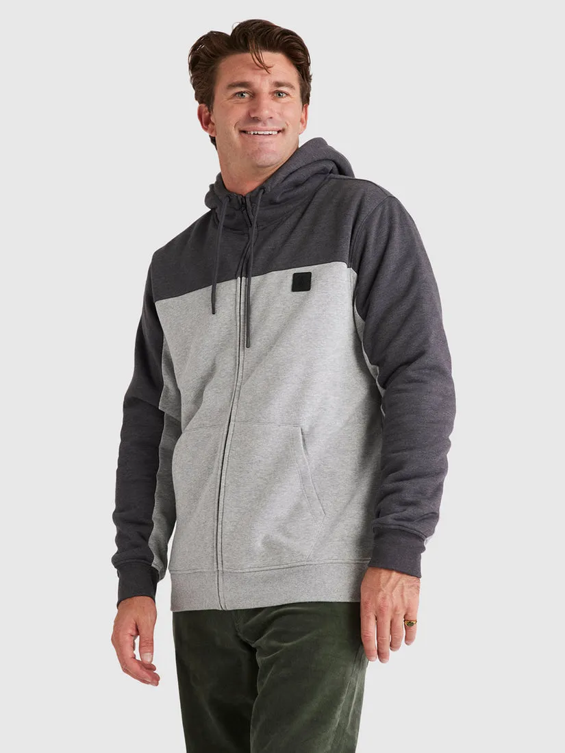 VOLCOM DIVISION LINED ZIP - HGR
