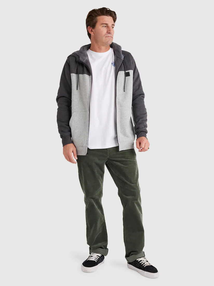 VOLCOM DIVISION LINED ZIP - HGR