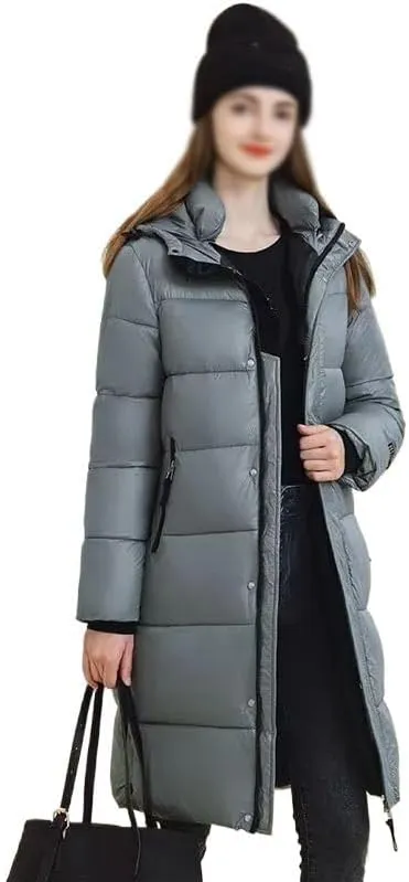 Winter Down Cotton Long Parkas Women's Thick Warm Korean Padded Jacket Winter Clothes Women Coat