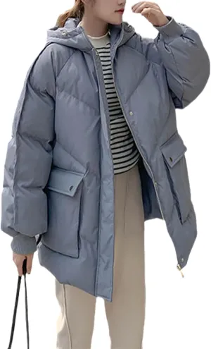 Women Short Jacket Winter Parkas Thick Hooded Cotton Padded Jackets Coats Loose Puffer Parkas Outwear