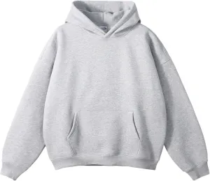 Womens Fall Winter Oversized Loose Basic Solid Hoodies Unisex Thick Sweatshirts Pullover Fleece Sweaters
