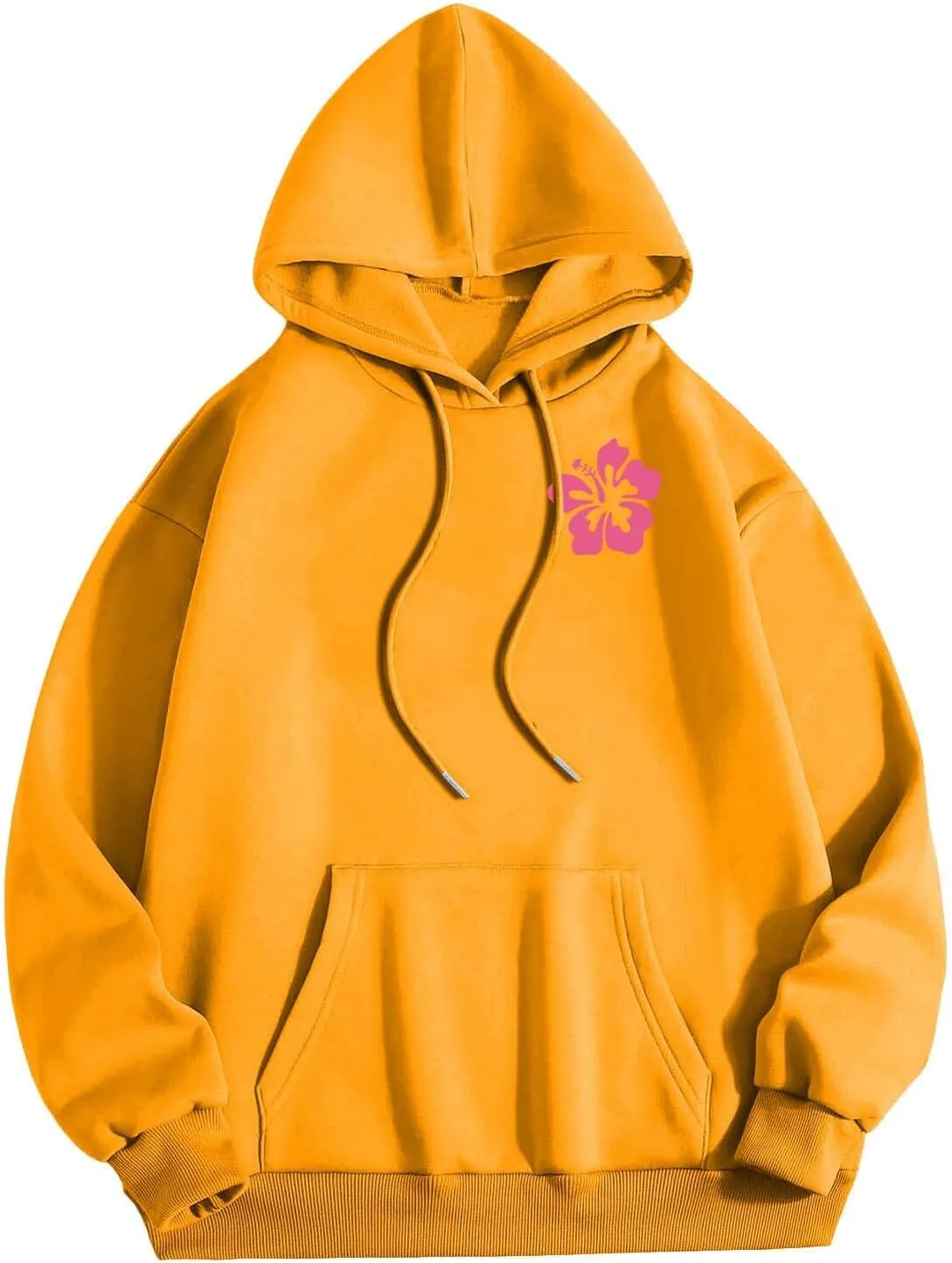 Womens Hoodies Long Sleeve Letter Print Warm Fall Winter Sweatshirts Oversized Hooded Pullover 2024 Trendy