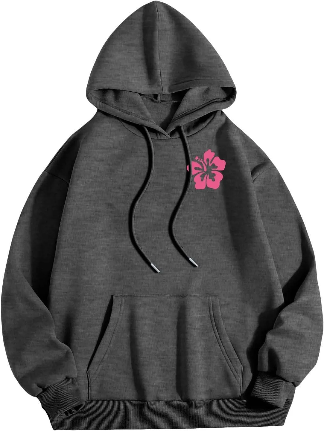 Womens Hoodies Long Sleeve Letter Print Warm Fall Winter Sweatshirts Oversized Hooded Pullover 2024 Trendy