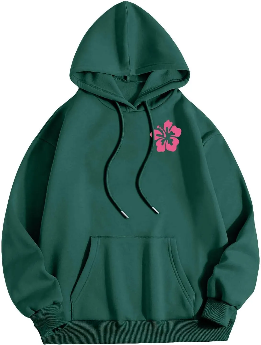 Womens Hoodies Long Sleeve Letter Print Warm Fall Winter Sweatshirts Oversized Hooded Pullover 2024 Trendy