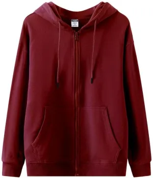 Womens Thick Cotton Lined Hoodies Winter Oversized Hoodies Warm Sweatshirts