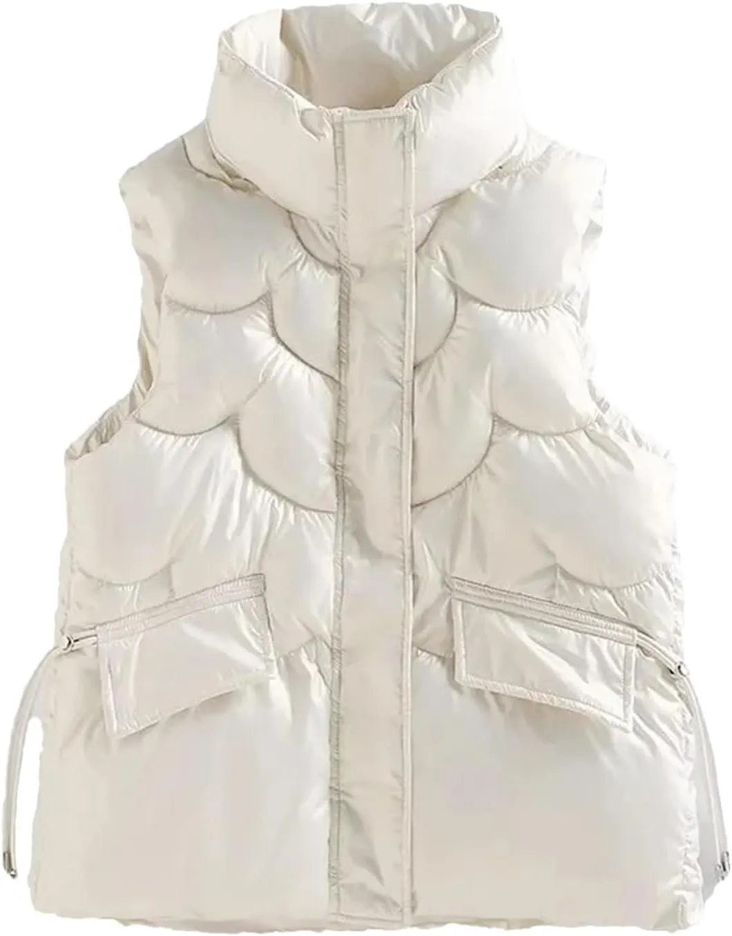 Women's Winter Vests - Cotton Padded Sleeveless Waistcoat Student Short Jacket