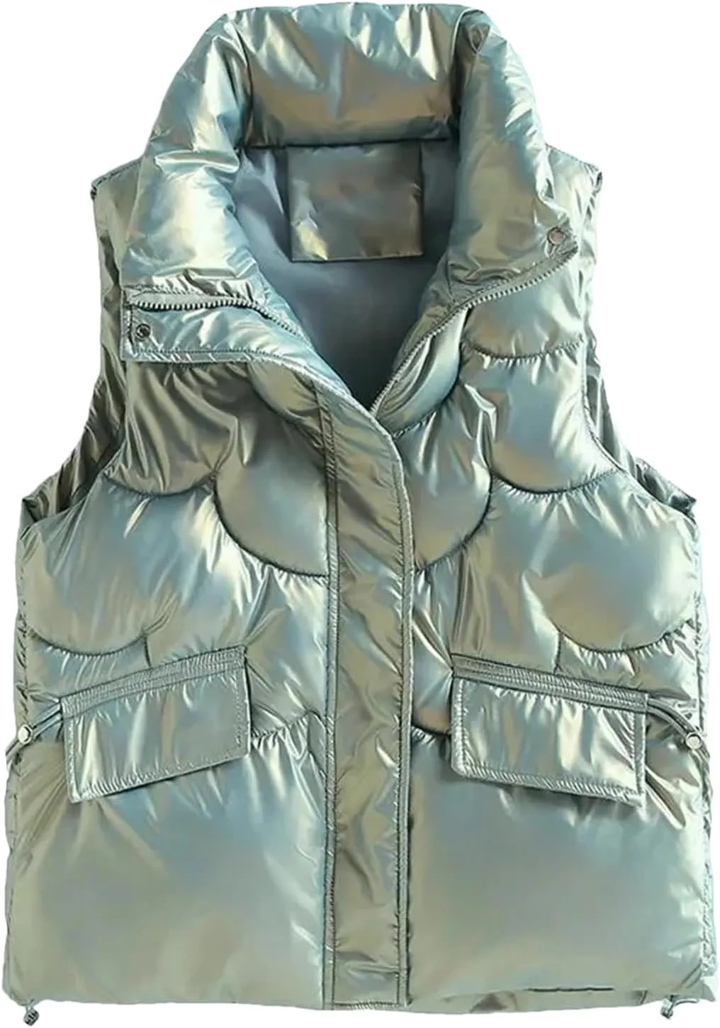 Women's Winter Vests - Cotton Padded Sleeveless Waistcoat Student Short Jacket