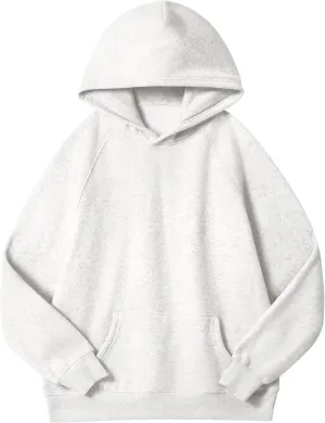 YEOREO Oversized Hoodies for Women Pullover Fleece Sweatshirts with Pocket Saavedra Fall Winter Casual Loose Outfits
